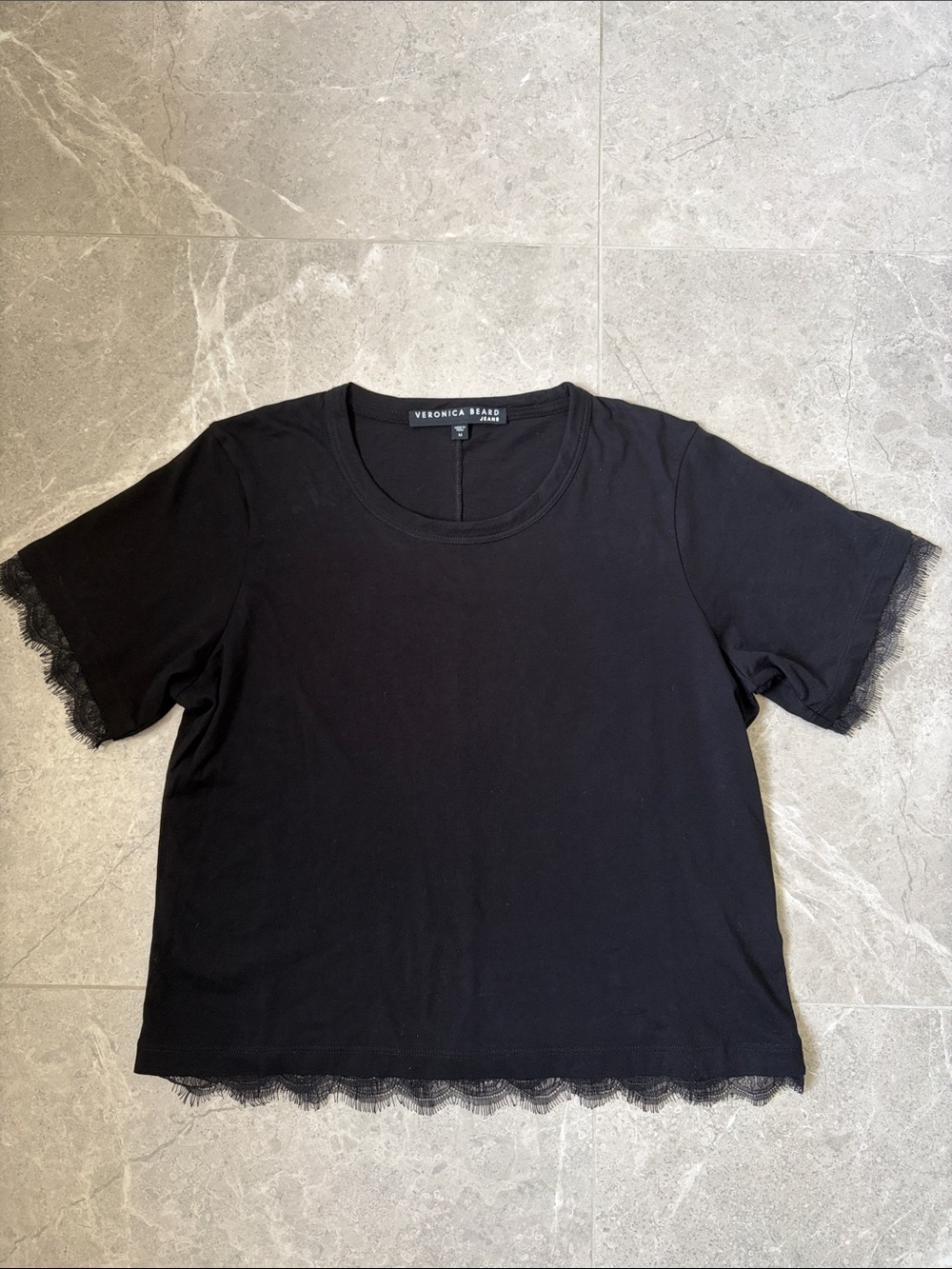 Black Veronica Beard t shirt